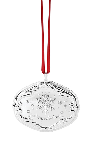 Reed And Barton Sterling Songs Of Christmas Ornament, White Christmas