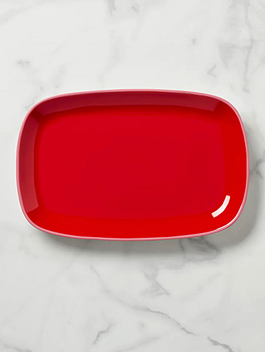 Kate Spade, Lenox Make It Pop 13.5" Platter Red