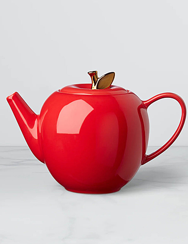 Kate Spade, Lenox Make It Pop Apple Teapot