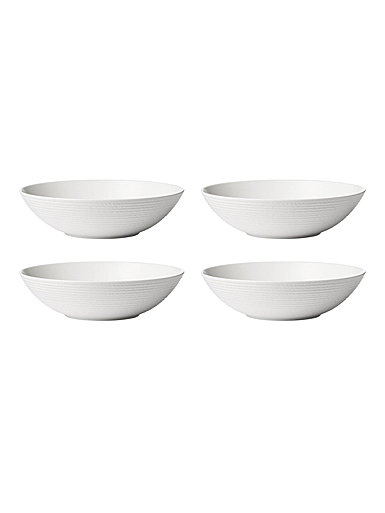 Lenox LX Collective White Low Bowls, Set of 4