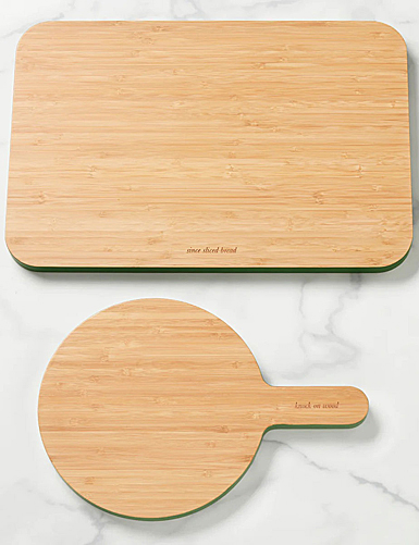 Kate Spade, Lenox Knock on Wood Cutting Board Paddle and Rectangle
