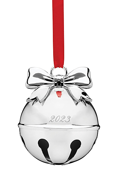Lenox 2023 Jingle Bell Dated Metal Ornament