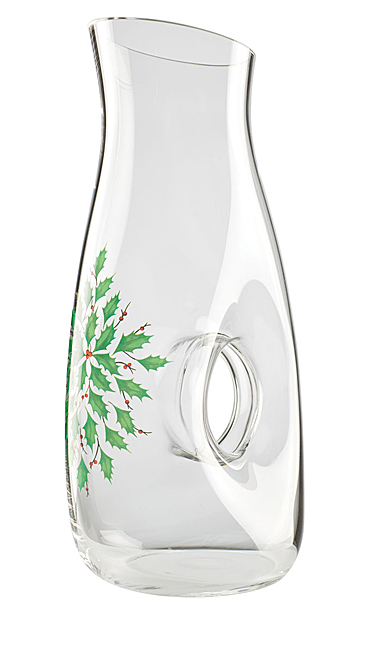 Lenox Barware Holiday Glassware, Decal Pierced Decanter