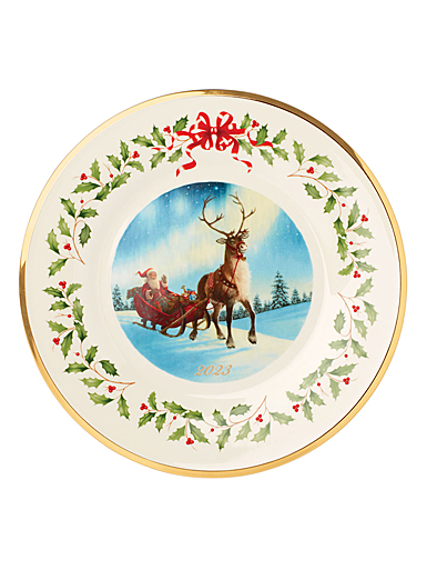 Lenox 2023 Annual Holiday Plate, Sleigh