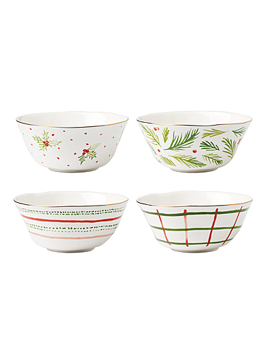 Lenox China Bayberry Bowls, Set of 4