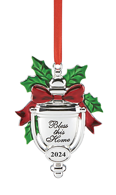 Lenox 2024 Bless This Home Metal Dated Ornament