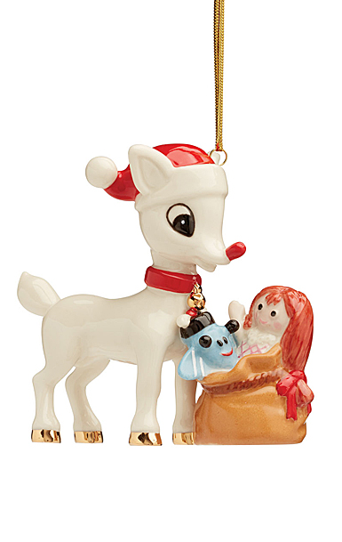 Lenox 2024 Rudolph Delivering Toys Ornament