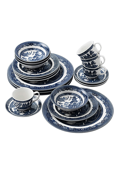 Johnson Brothers China Willow Blue 20 Piece Set