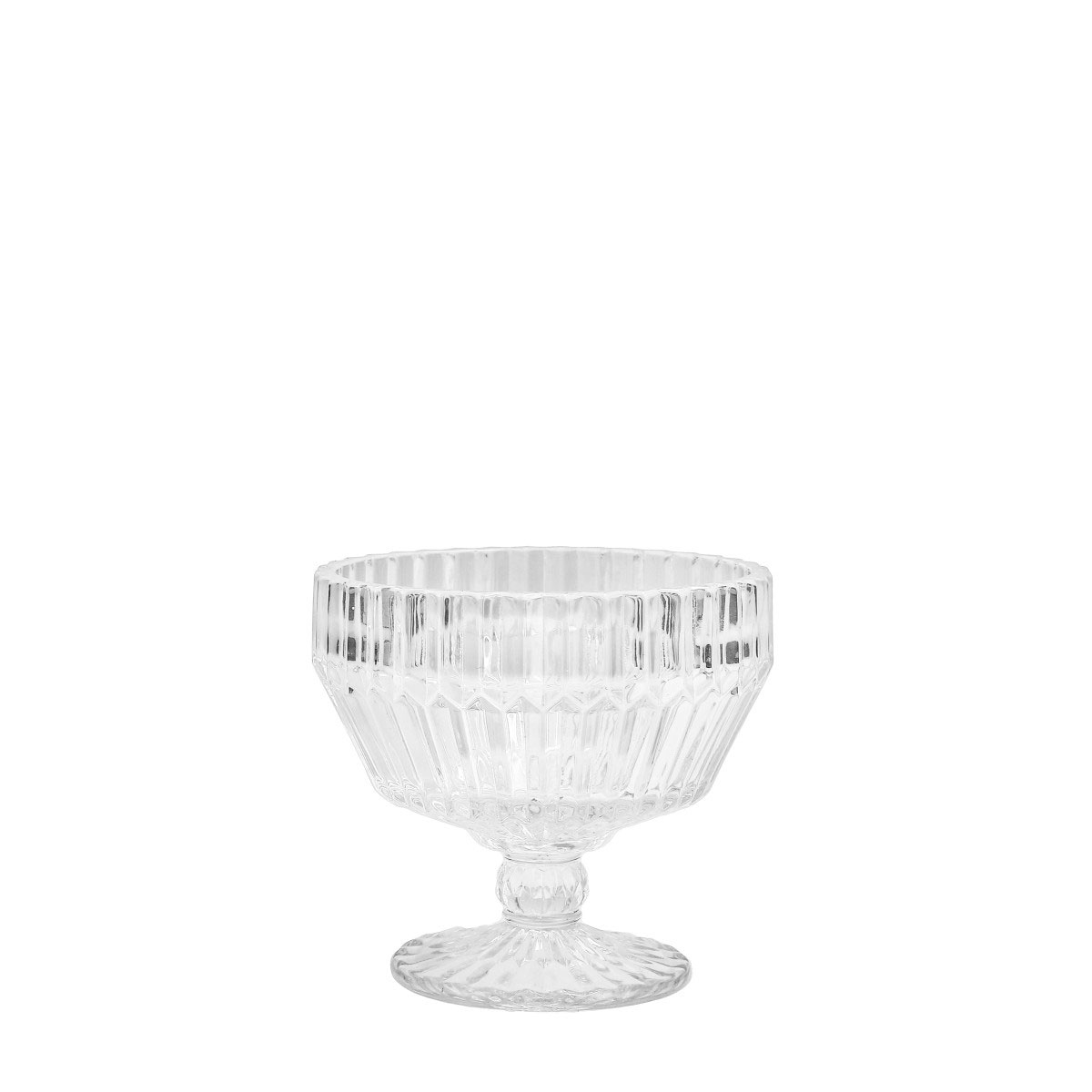 Fortessa Glass Archie Clear Coupe, Footed Dessert Bowl 10oz