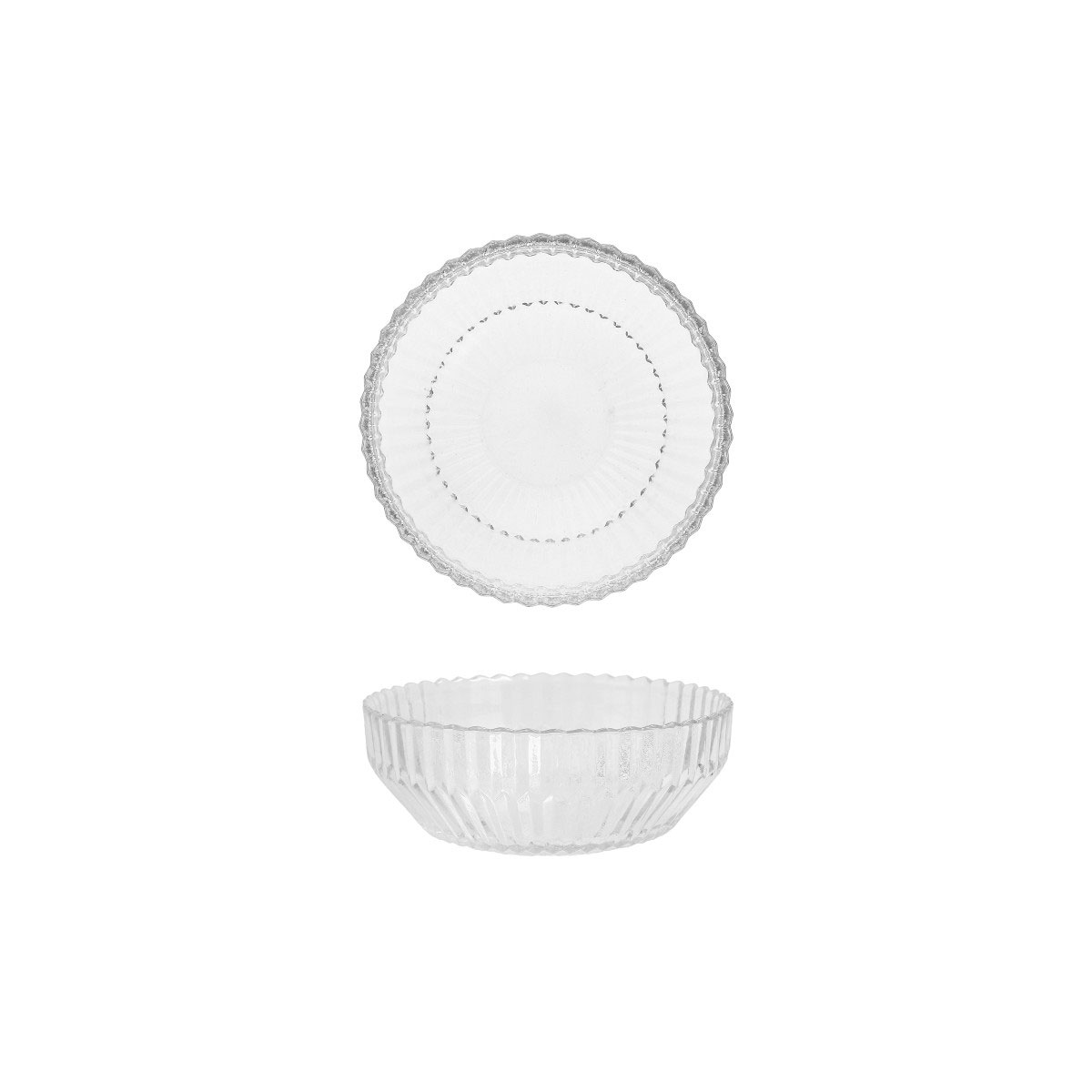 Fortessa Glass Archie Clear Cereal Bowl, Single