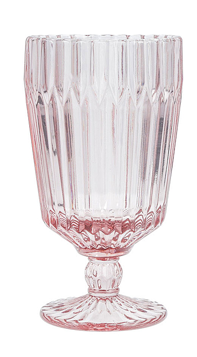Fortessa Glass Archie Pink Goblet, Single