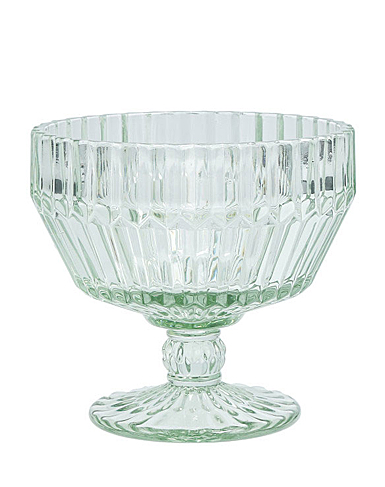 Fortessa Glass Archie Sage Green Coupe, Footed Dessert Bowl 10oz