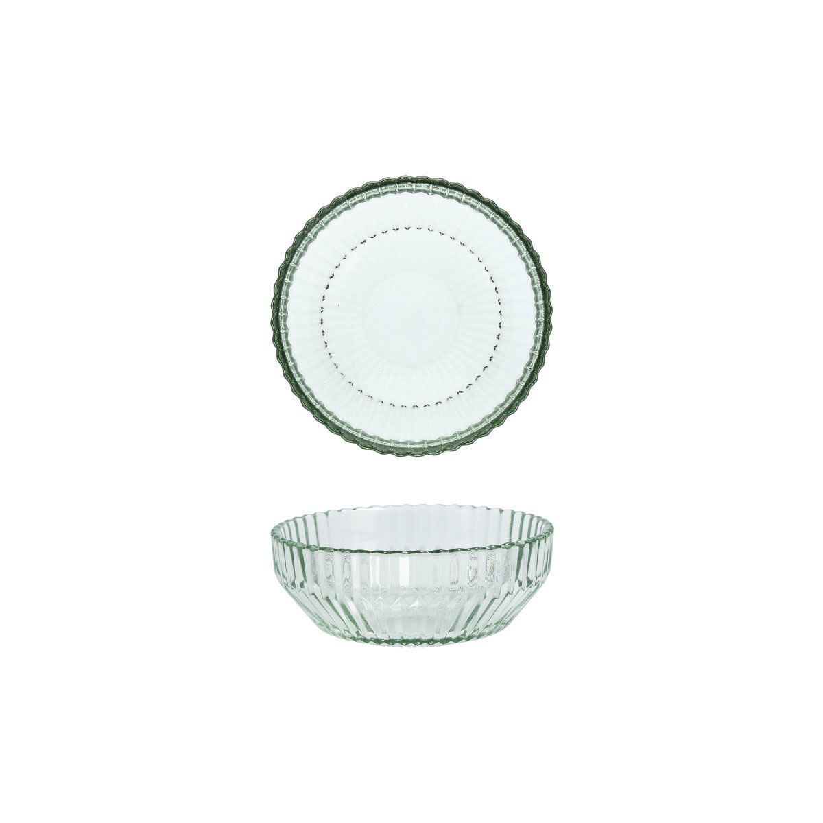 Fortessa Glass Archie Sage Green Cereal Bowl 6.2"