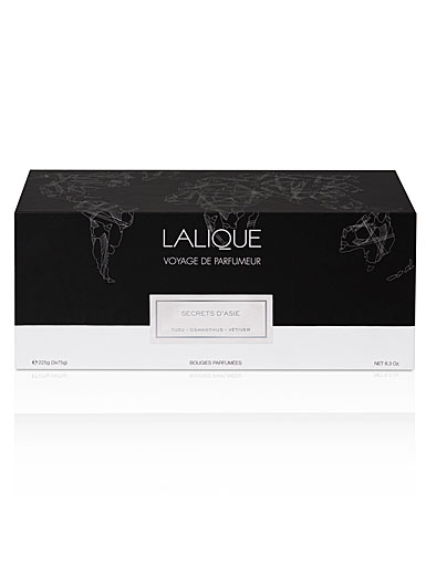 Lalique Asian Secrets Scented Candles, Gift, Set of 3