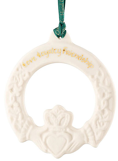 Belleek Claddagh 2024 Friendship Ornament 