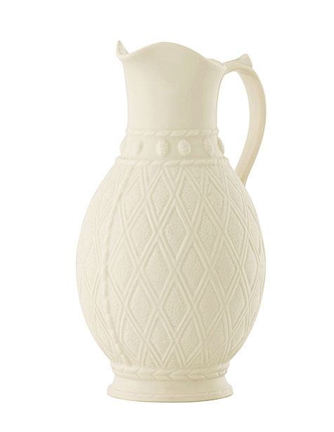 Belleek China Galway Weave Pitcher