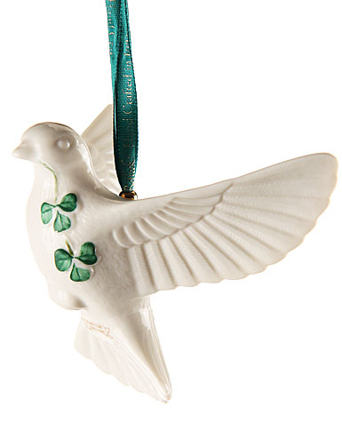 Belleek China Dove of Peace Ornament