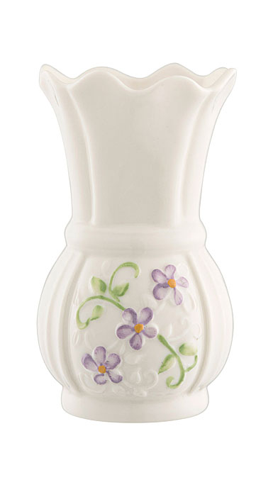 Belleek Irish 4" Flax Mini Vase