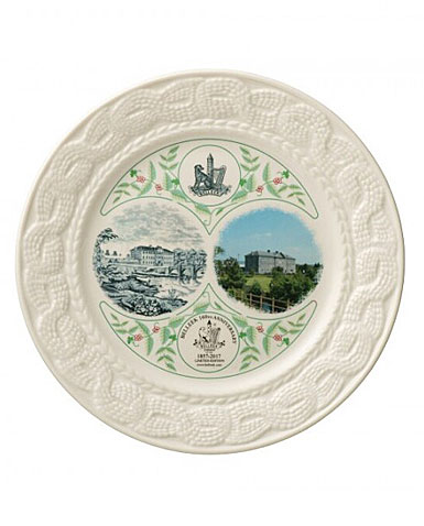 Belleek China 160th Anniversary Plate 2007 - 2017, Limited Edition of 1,250