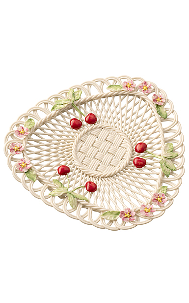 Belleek China Cherry Annual Basket 2023, Limited Edition