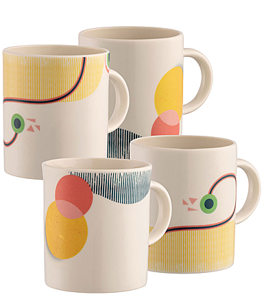 Belleek Living Moda Set of 4 Mugs