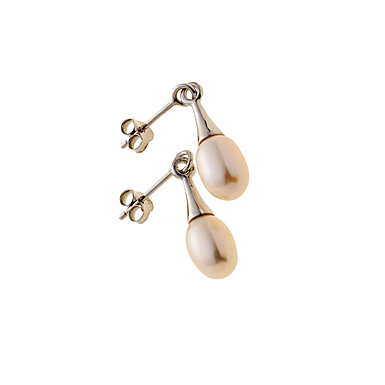 Belleek Living Jewelry Oyster Earrings, Pair
