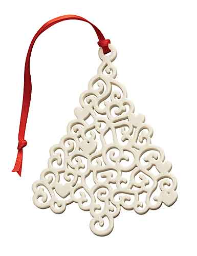 Belleek Living Lace Christmas Tree Ornament