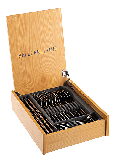 Belleek Reflection 24 Piece Flatware Set with Wooden Box