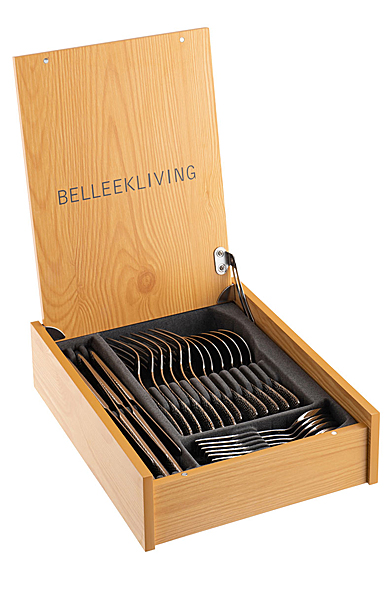 Belleek Flatware Nordica 24 Piece Set with Wooden Box