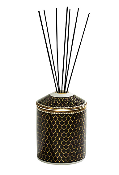 Halcyon Days GC Antler Trellis Black Gold Oud Imperial Reed Diffuser