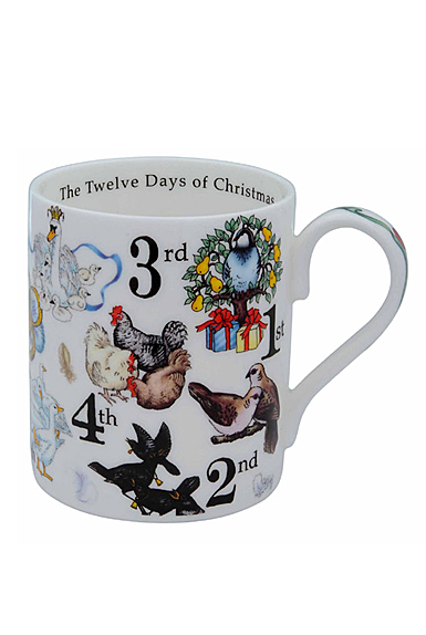 Halcyon Days The Twelve Days of Christmas Mug