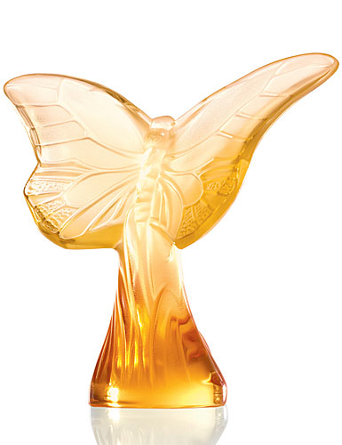 Lalique Butterfly Rosee, gold