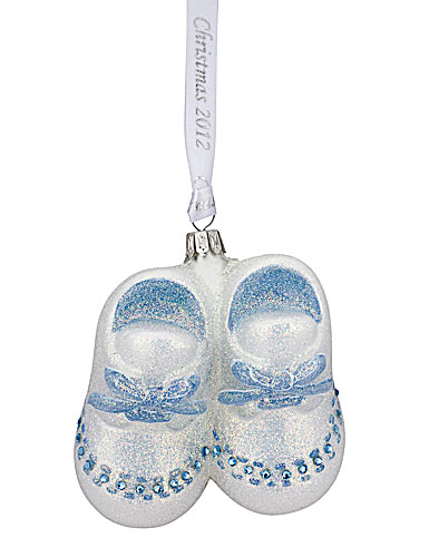 Reed & Barton Ornament, Babys First Christmas 2012 - Blue Booties