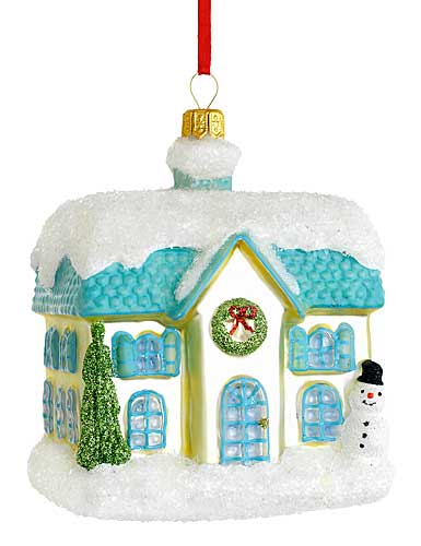 Reed and Barton Sugar Snow Village Cottage Ornament