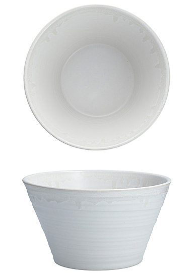 Fortessa Stoneware Cloud Terre Collection No. 1 Lena White Serve Bowl