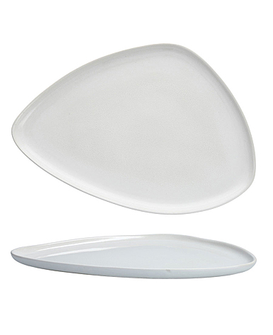 Fortessa Stoneware Cloud Terre Collection No. 1 Duke White Platter