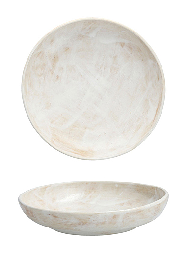 Fortessa Stoneware Cloud Terre Collection No. 2 White Camila 8" x 2" Bowl