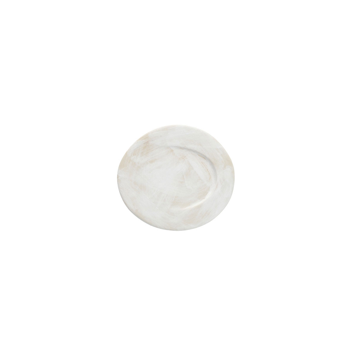 Fortessa Stoneware Cloud Terre Collection No. 2 White Claudia Universal Saucer 6.25x6"