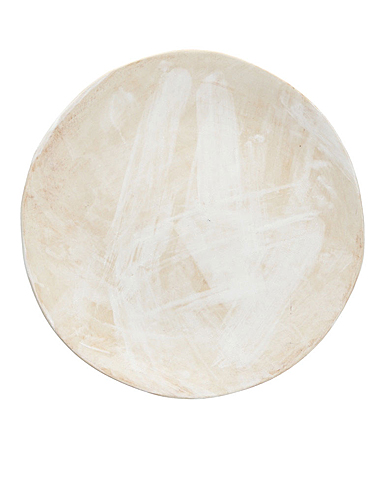 Fortessa Stoneware Cloud Terre Collection No. 2 White Ines Dinner Plate, Single