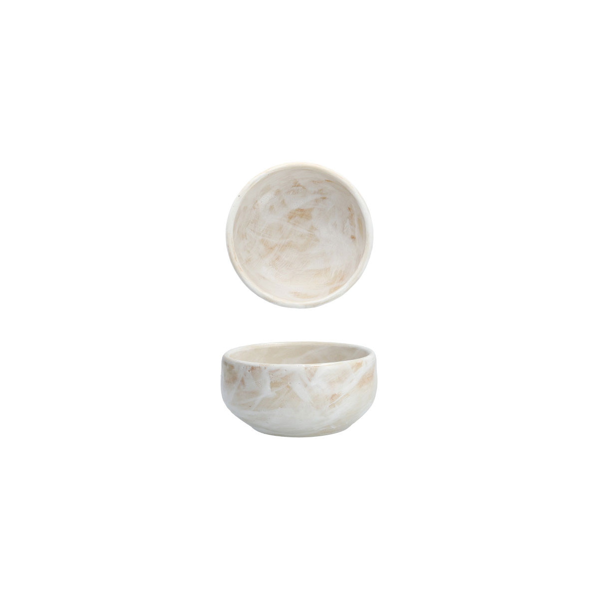 Fortessa Stoneware Cloud Terre Collection No. 2 White Pascoal Soup Cup 4.25", 10oz