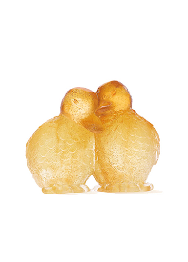 Daum Yellow Ducklings Sculpture