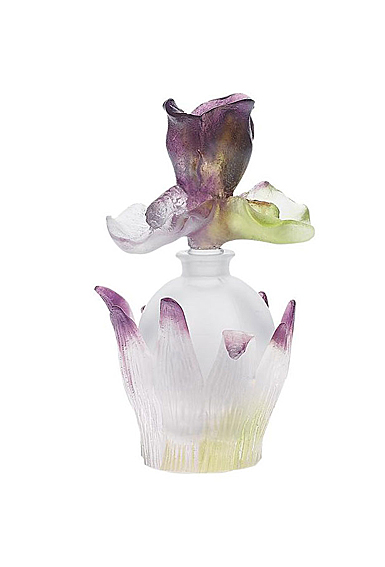 Daum Iris Perfume Bottle in Violet