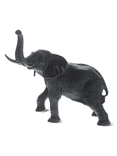Daum Black Elephant by J. F. Leroy, Limited Edition Sculpture
