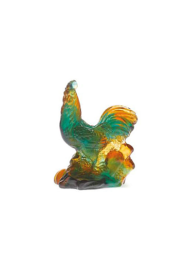 Daum Rooster Chinese Horoscope Sculpture