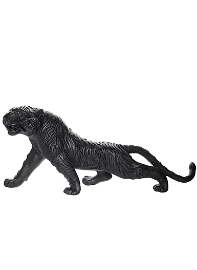 Daum Black Magnum Bengal Tiger, Limited Edition Sculpture