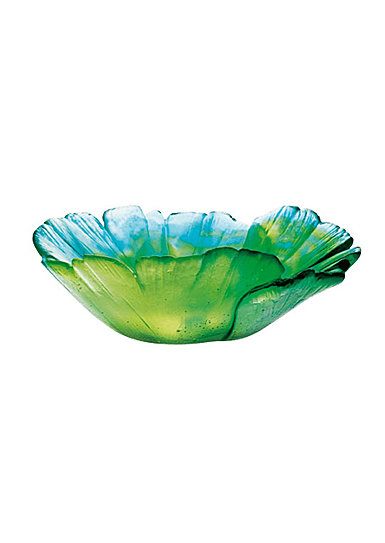 Daum 4.7" Ginkgo Bowl in Green