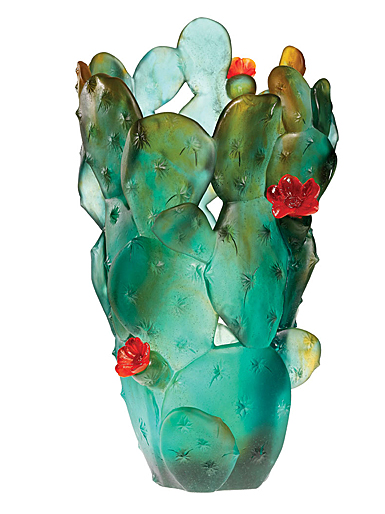 Daum Large Cactus Vase