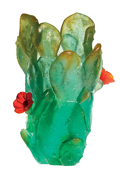 Daum 11" Cactus Vase