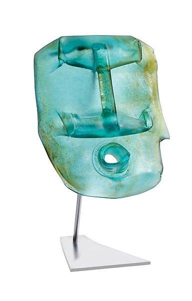 Daum Oil Head in Blue by Romuald Hazoume, Limited Edition Sculpture