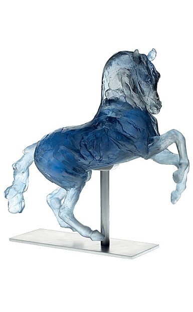 Daum Alexandre Horse by Jean-Louis Sauvat, Limited Edition Sculpture